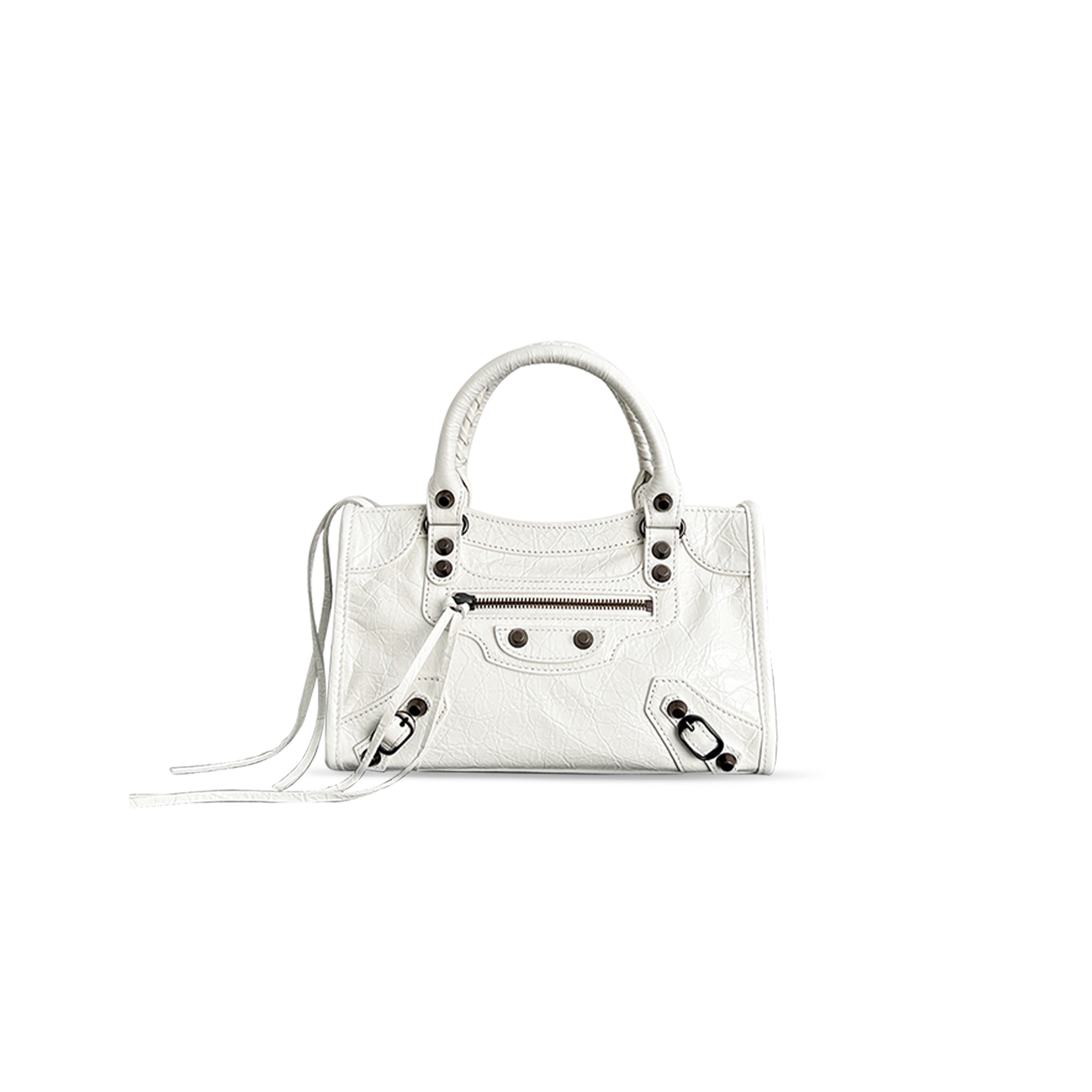 BALENCIAGA WOMEN'S LE CITY BAG MINI IN BLACK 8063952ABEA1000 (23.8*16*6.3cm)